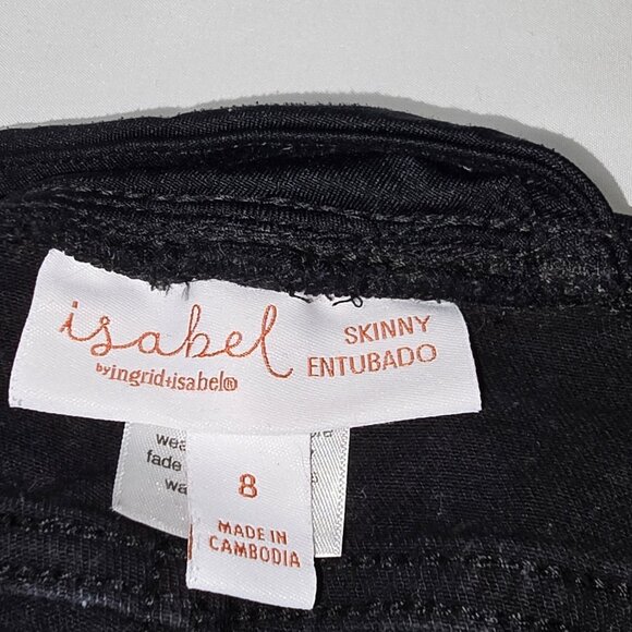 Black Maternity Skinny denim pants, size 8 by Isabel at Target - Picture 3 of 14